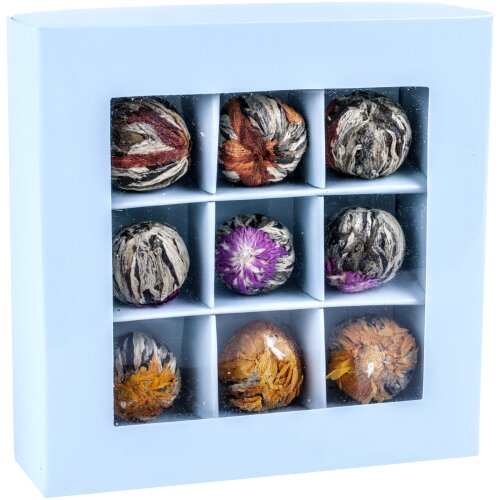 Virágzó csokoládédoboz - kék. / db.